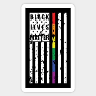 Black Queer Lives Matter - White Sticker